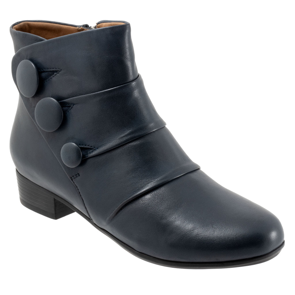 Mila Navy Ankle Boots
