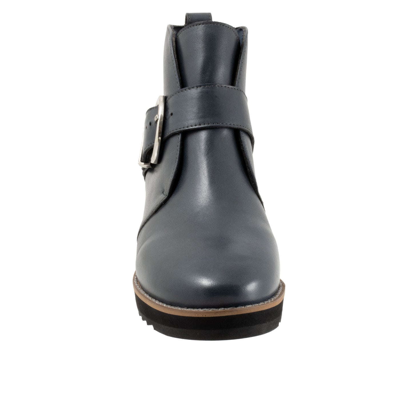 Wendi Navy Wedge Ankle Boots