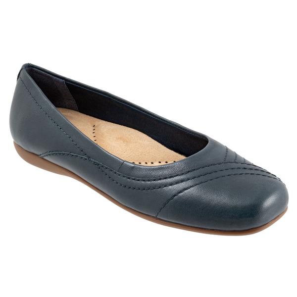 Sasha Pump Navy Slip-ons