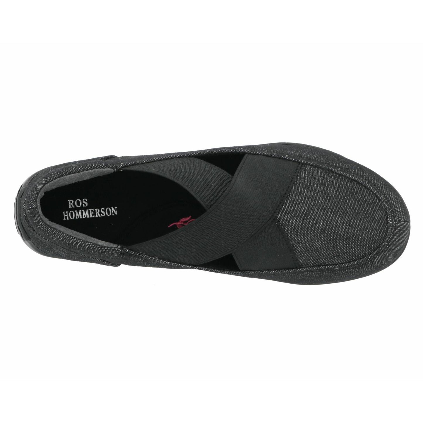 Clever Black Canvas Casual Shoes