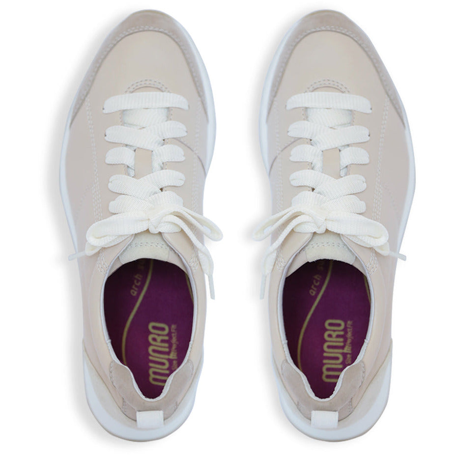 Monique Natural Leather Lace Up Shoes - SIZE 7 B ONLY