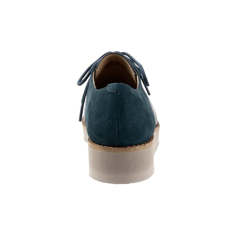Willis 465 Dark Navy Nubuck Oxford Lace Up Shoes - Size 8 AA only