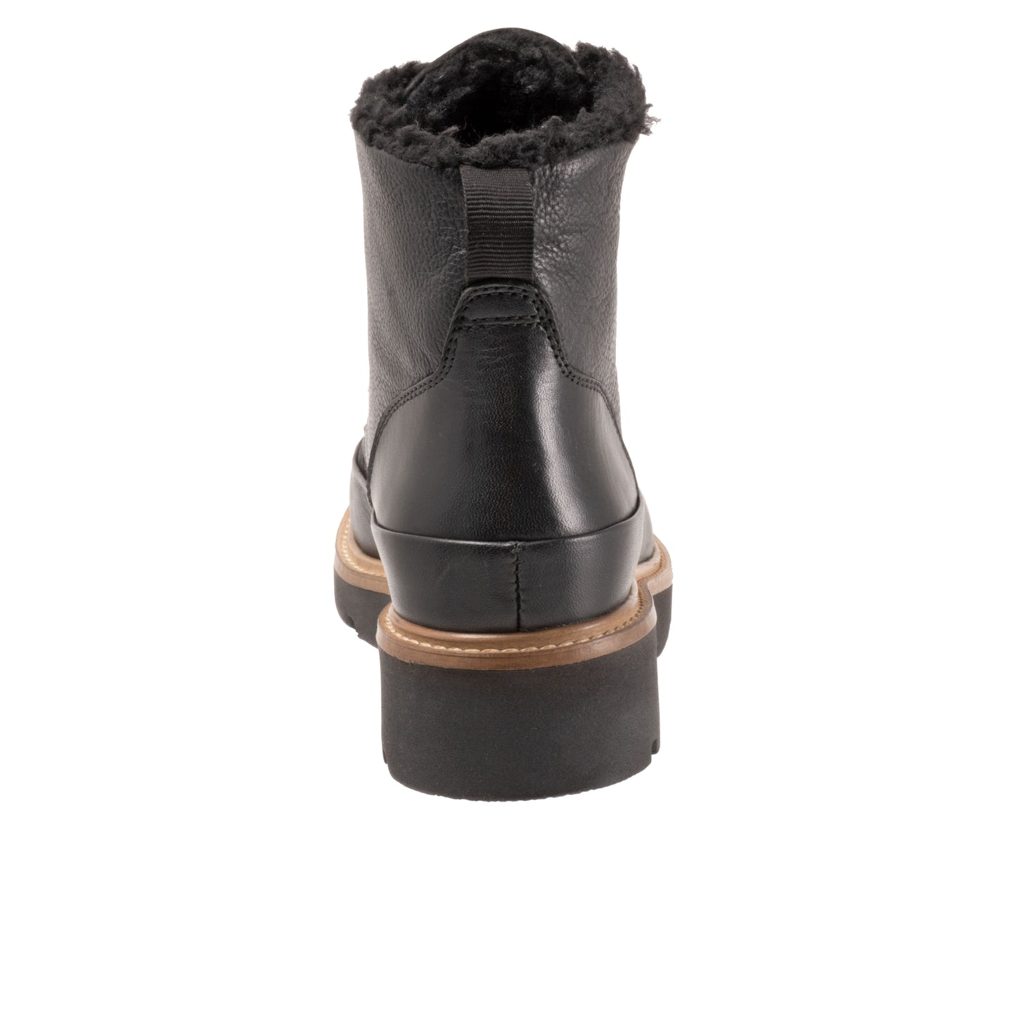 Whitney Black Lace Up Ankle Boots