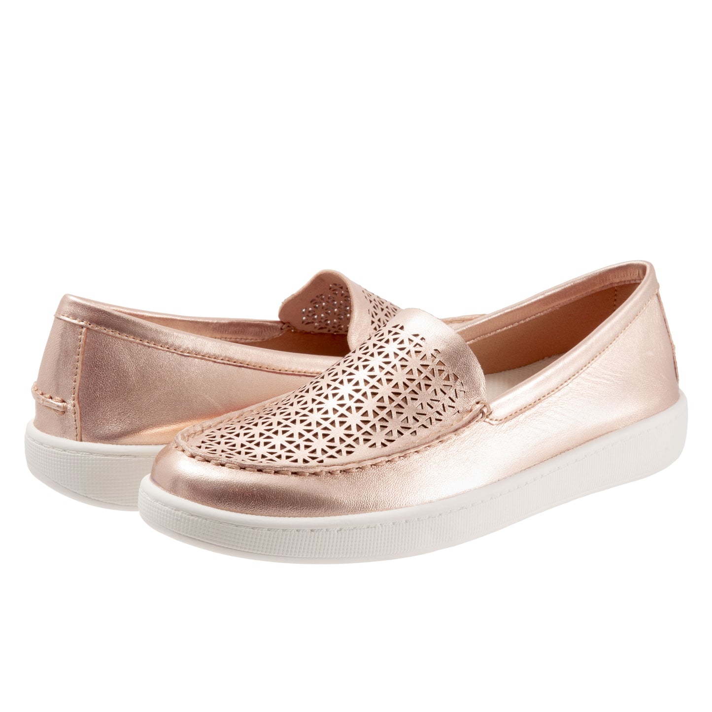 Audrey Rose Gold Slip On Shoes
