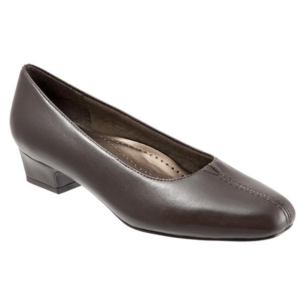 Doris Mocha Low Heeled Shoes
