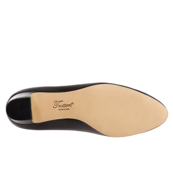 Jamie Black Leather with stretch cross-over straps