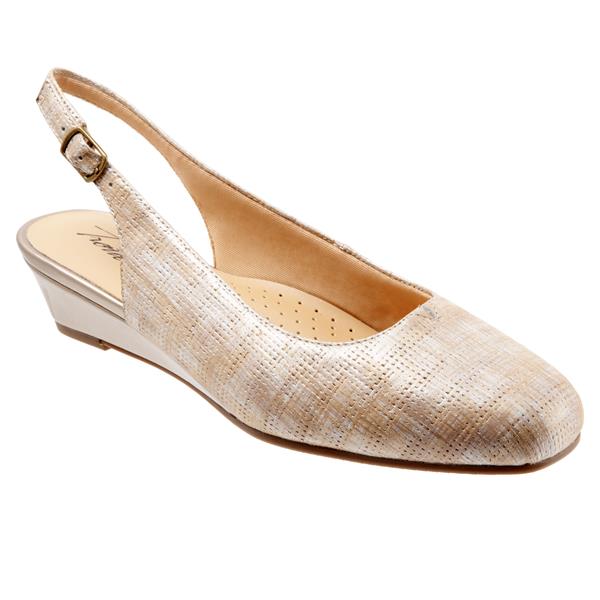 Lenore Beige Slingbacks - size 7 B ONLY