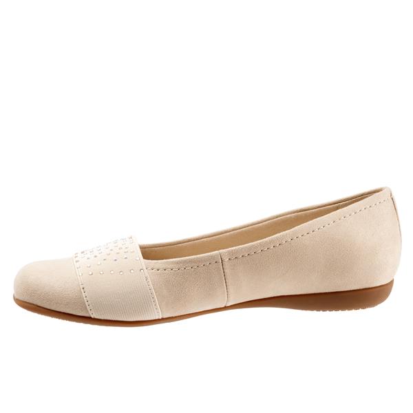 Samantha Nude Micro Ballet Flat Shoes