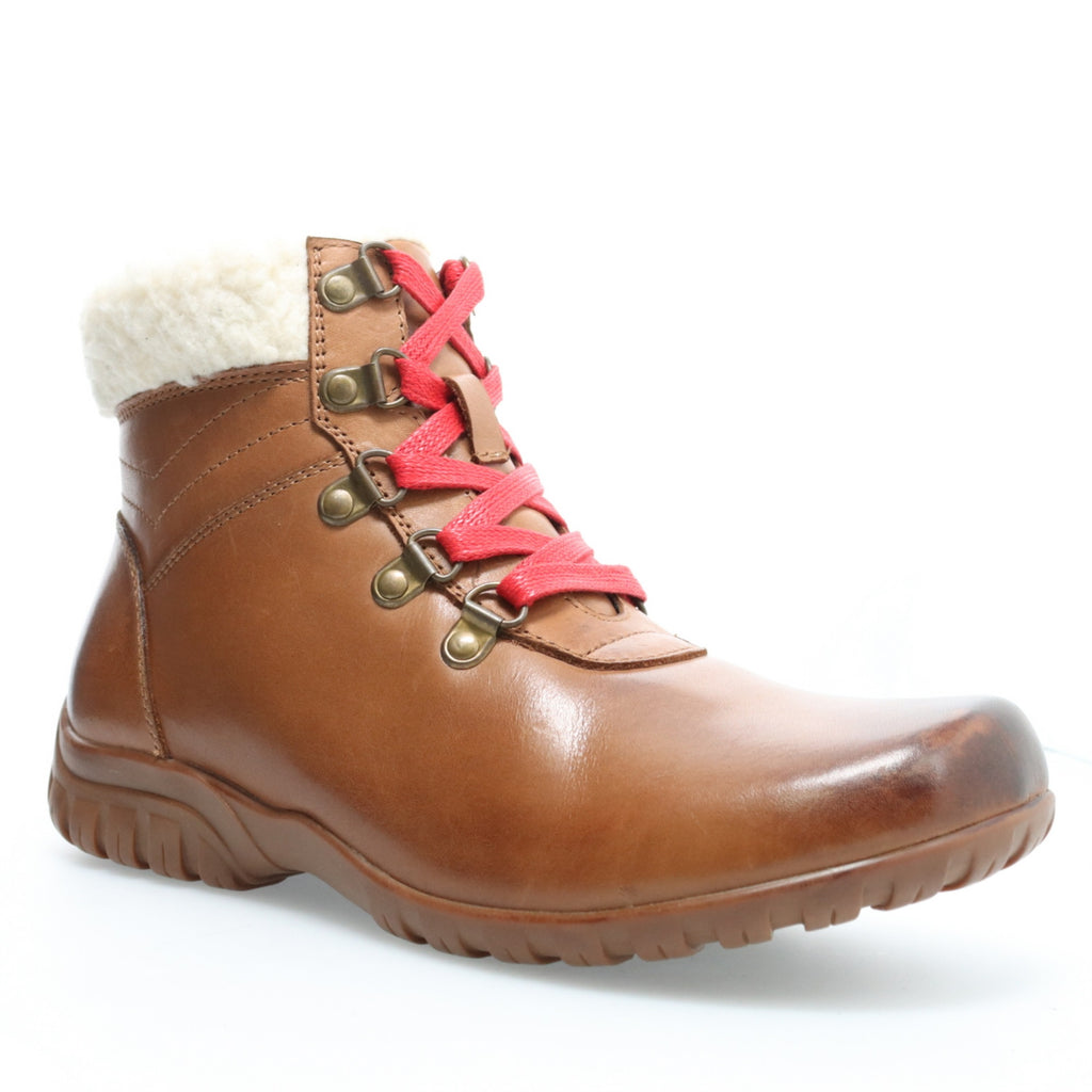 Dasher Tan Laced Ankle Boots