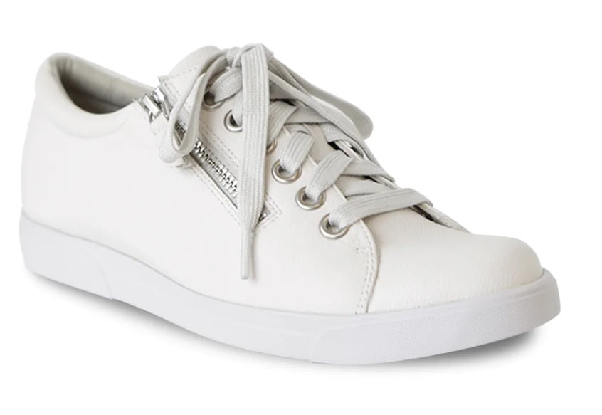 Jamie Casual Lace Up Shoes Off White
