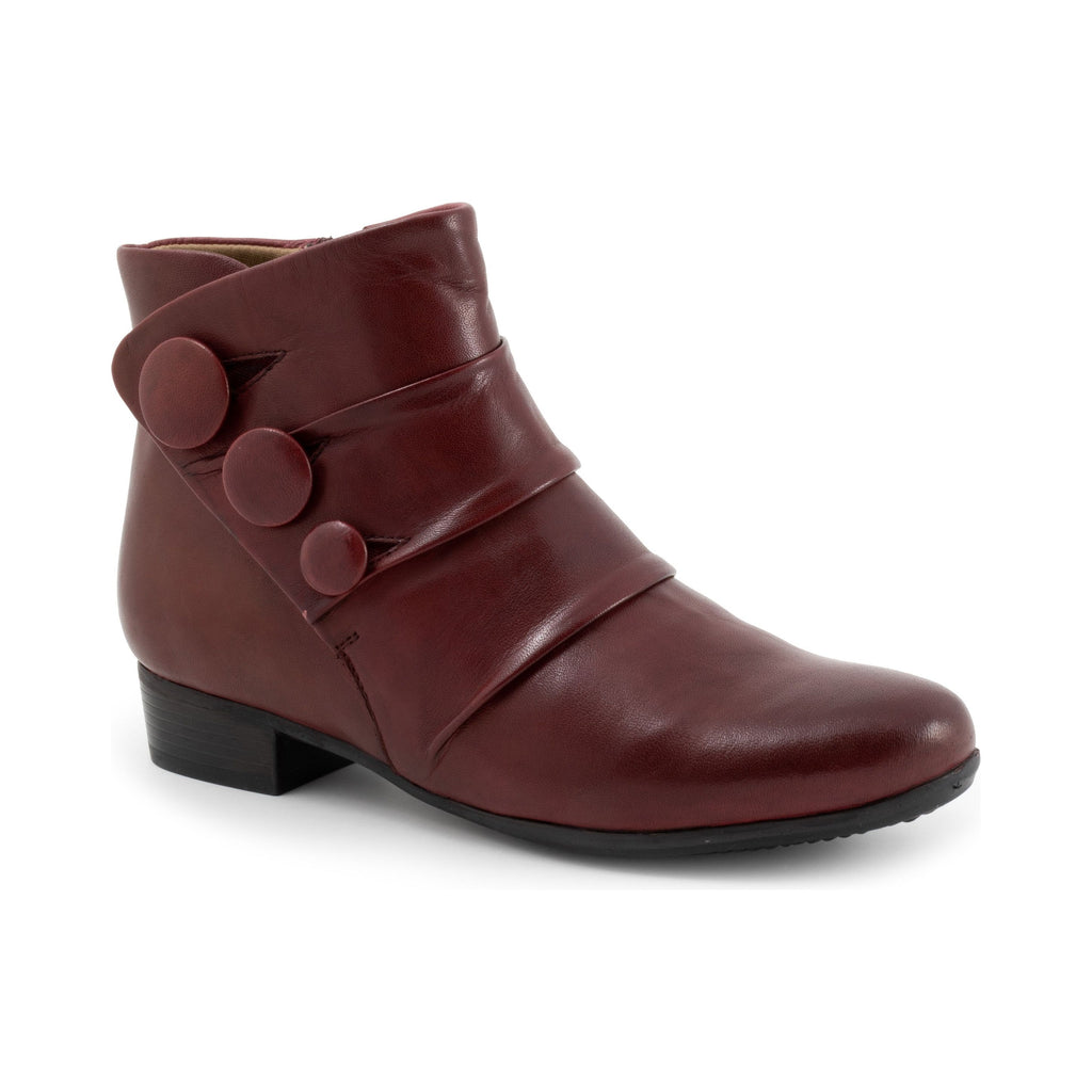 Mila Sangria Ankle Boots