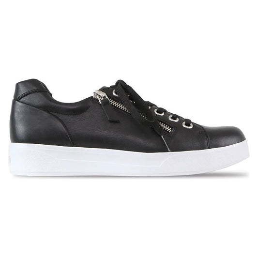 Tilly Black Tumbled Casual Shoe