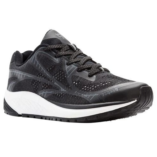 One LT Black/Grey Mesh Sports Shoes