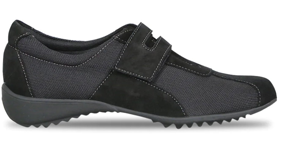 Joliet II Black Fabric/Suede Casual Shoes