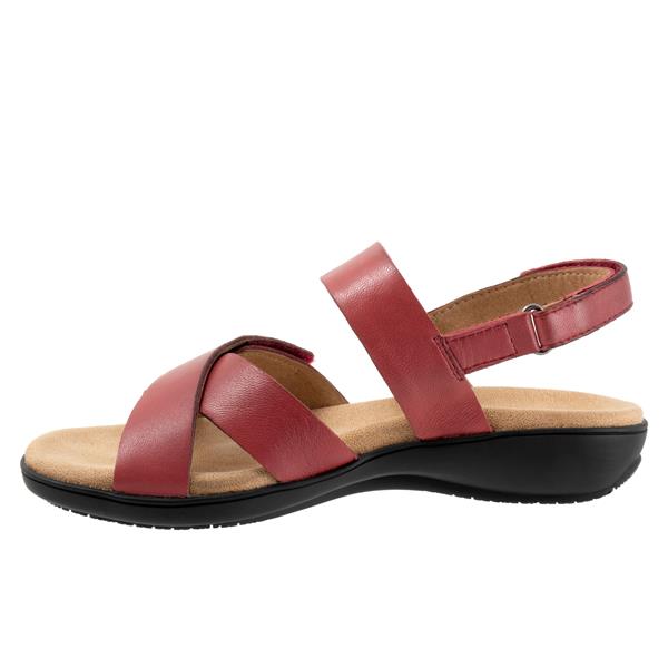 River Dark Red Sandals