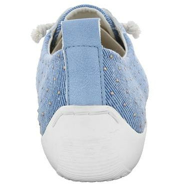 Calypso Denim with Gold Studs Canvas Shoes