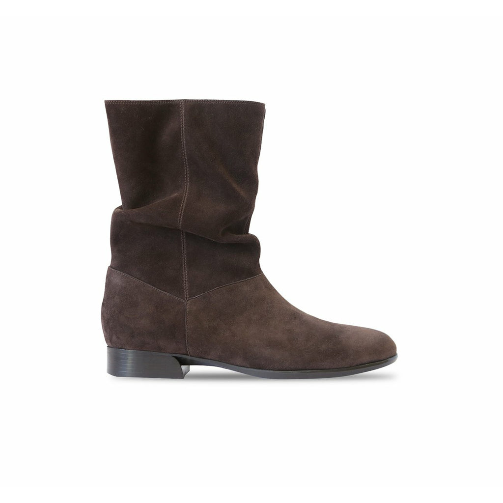 Lynette Brown Suede Mid Calf Slouch Boots LIMITED SIZES