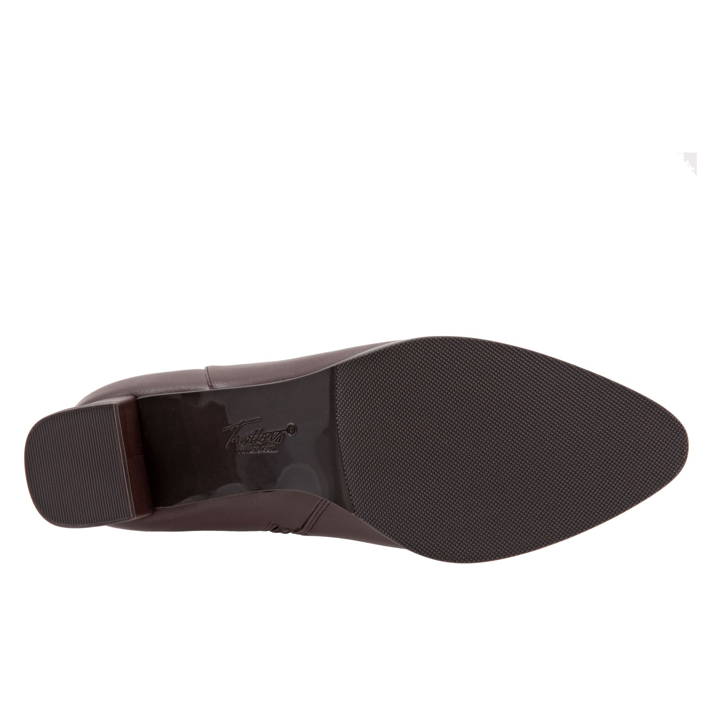 Kim Dark Brown Side Zip Ankle Boots SIZE 10.5 AA ONLY