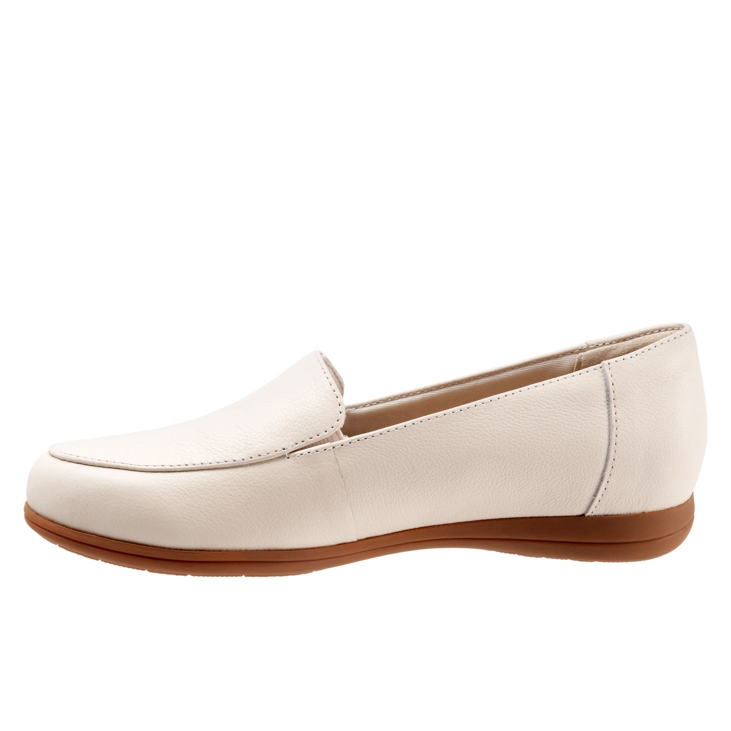 Deanna Bone Leather Loafers