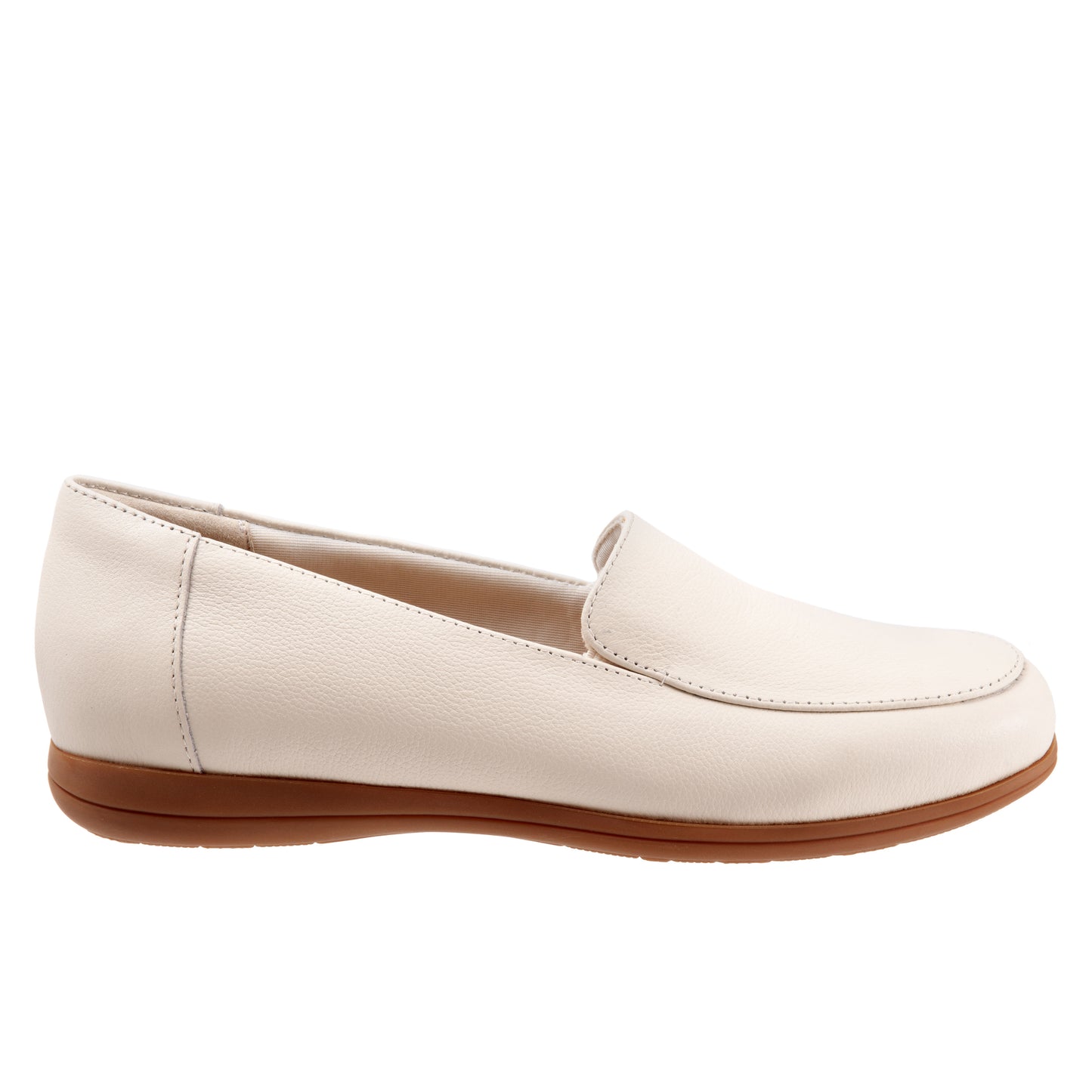 Deanna Bone Leather Loafers