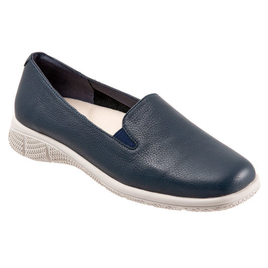 Universal Navy with White Soles Slip-on Shoes