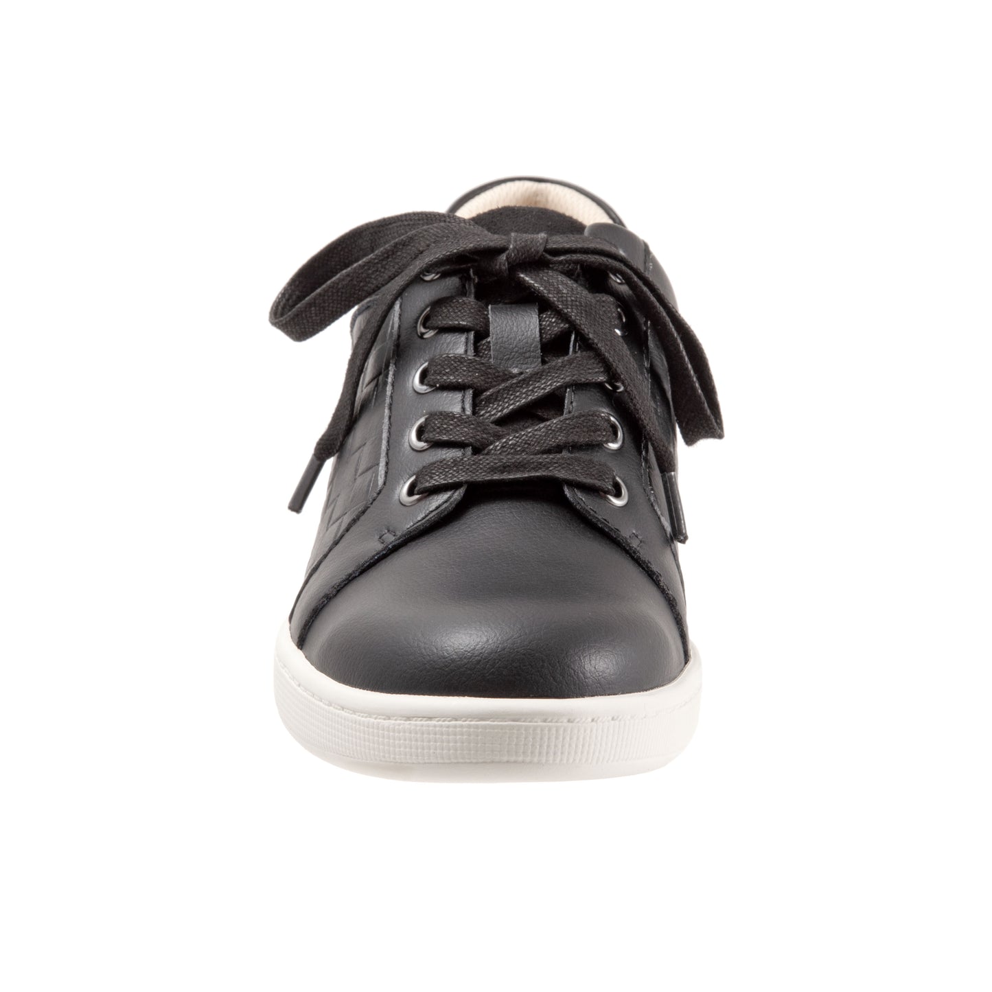 Adore Black Quilted Leather Lace-up Casuals - SIZE 9 AA ONLY
