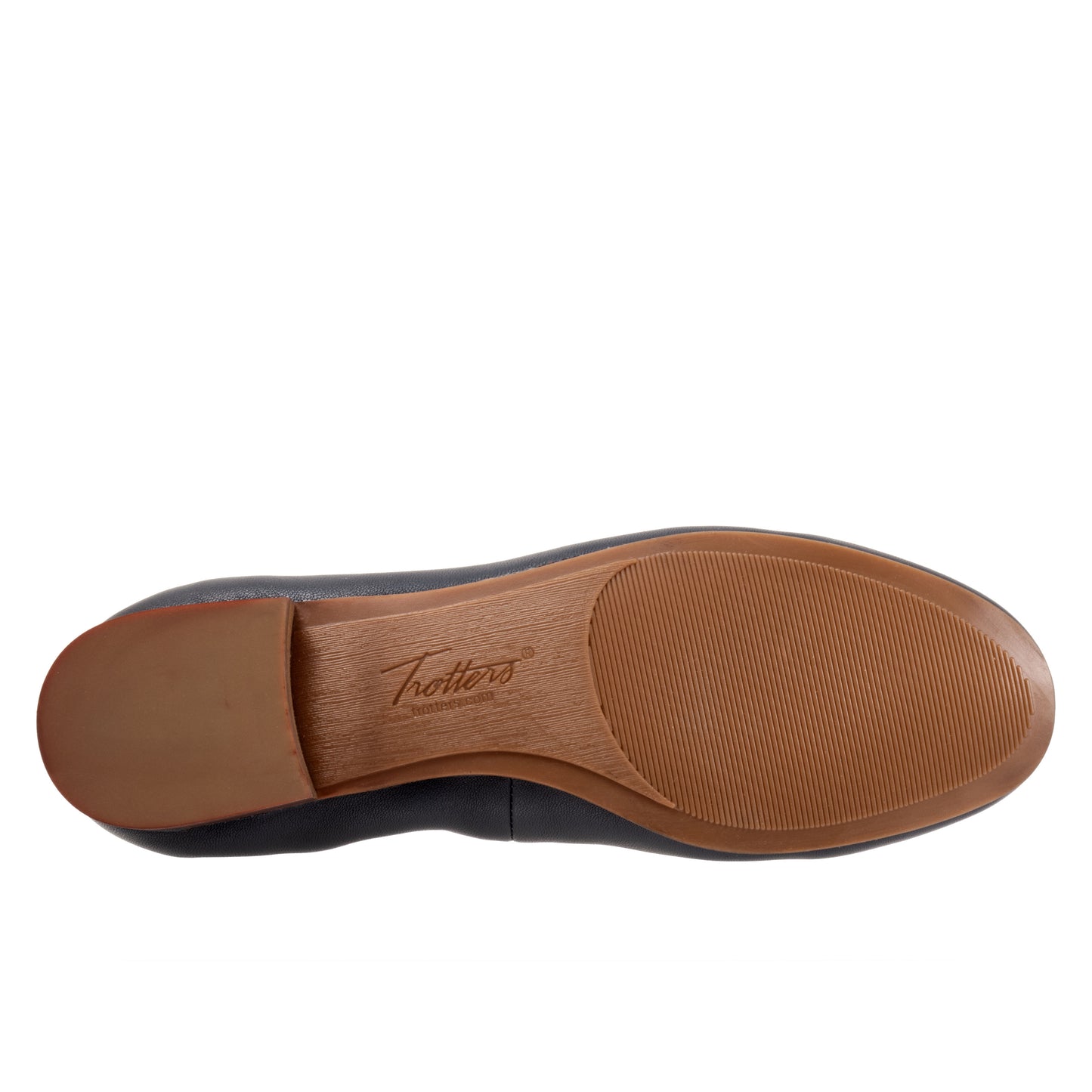 Gia Navy Low Heeled Slip-on Shoes