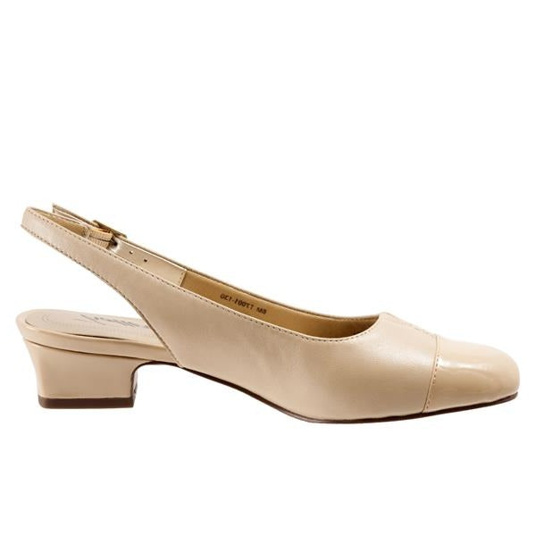 Dea Nude Sling-back Low Heeled Dress Shoes – SPECIAL FEETURES