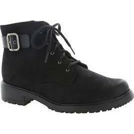 Bradley Black Nubuck Ankle Boots