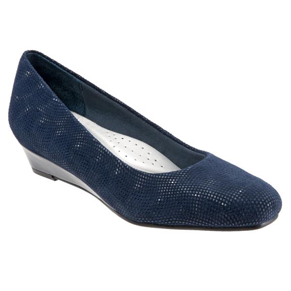 Navy patent hotsell wedge shoes