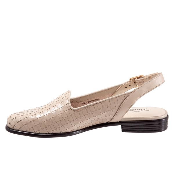 Lena Bone Slingback Leather Shoes
