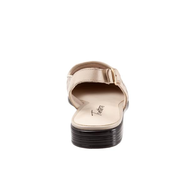 Lena Bone Slingback Leather Shoes