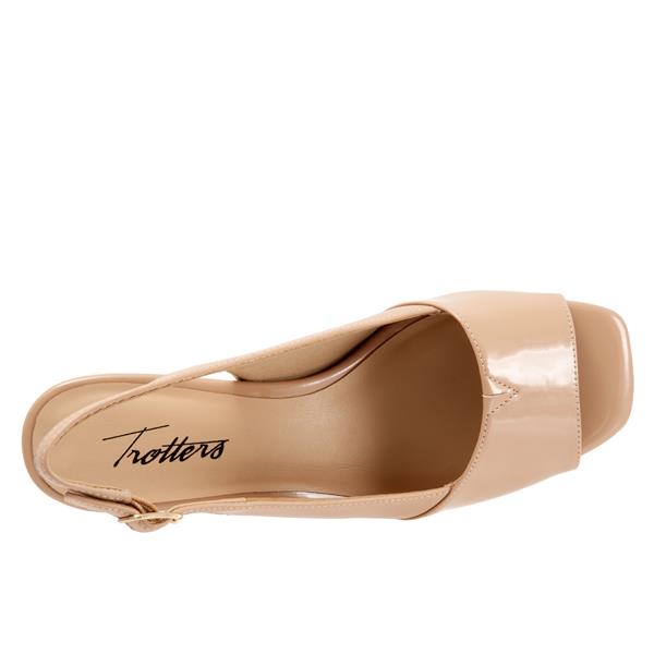 Monique Sling-backs Nude Peep Toe Sandal