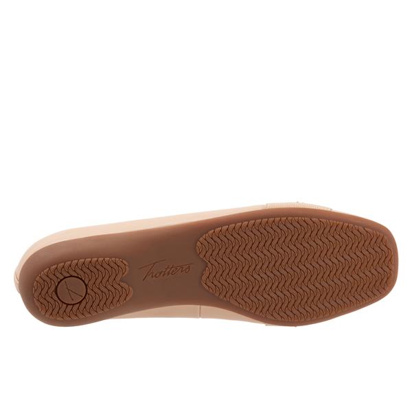 Samantha 172 Nude Gem Ballet Flat Shoes  - SIZE 9.5 AA ONLY