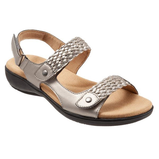 Teresa Pewter Sandals - SIZE 10.5 B ONLY